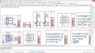 PROTA DETAIL PRINTING TO PDF OF COMPLETE STRUCTURAL DETAILS EDITED DRAWINGS