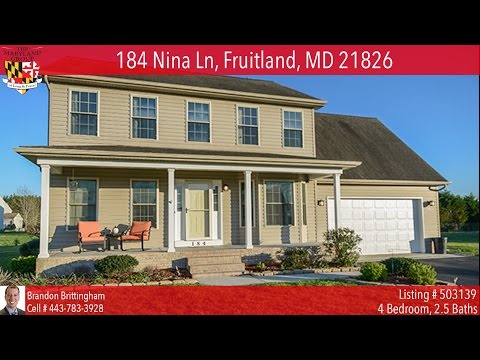 184 Nina Ln, Fruitland, MD home video tour