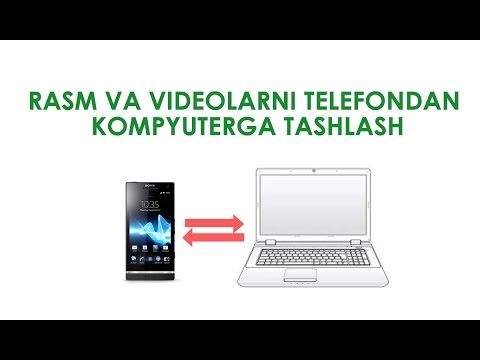 Video: Fayllarni Telefondan Kompyuterga Qanday O'tkazish