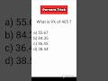 No Calculator! Percentage Made Easy #maths #mathstricks
