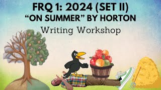 FRQ 1 2024 (SET II) Horton's 
