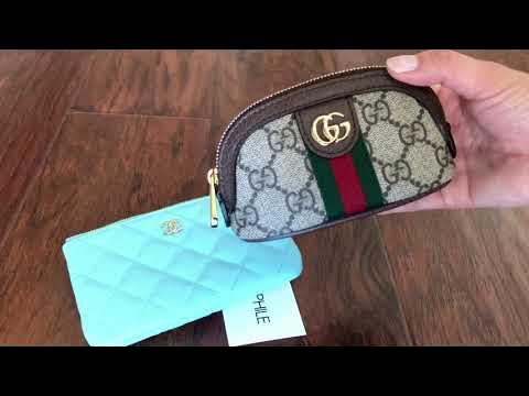 Chanel Mini O Case and Gucci Ophidia Key Pouch