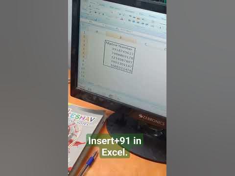 Ms Excel trick+91 Insert. #viralvideo #viral #computerexcel #excel # ...