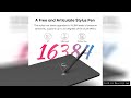 XPPen Deco01V3 Graphic Tablet 10 Inch Digital Drawing Tablet 3 Colors 16384 Levels 60 Tilt Art Anima