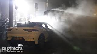 Download Lagu Taxibus en Jaguar gaan in vlammen op Strijplaan Rijswijk MP3