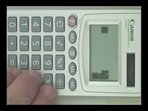Jogue Tetris em sua calculadora do camelô