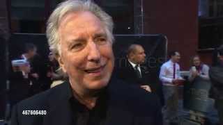 Alan Rickman at A Little Chaos Love Gala at Odeon West End on October 17, 2014 in London, England