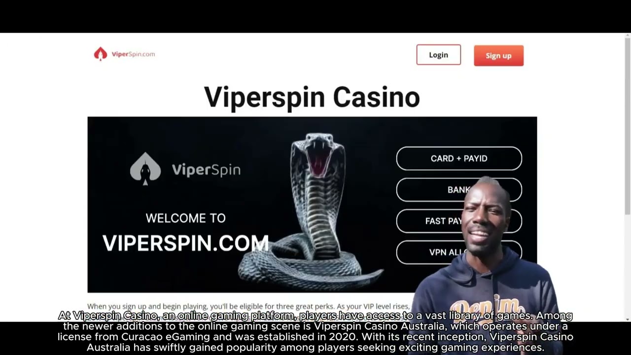 Viperspin Casino Interface