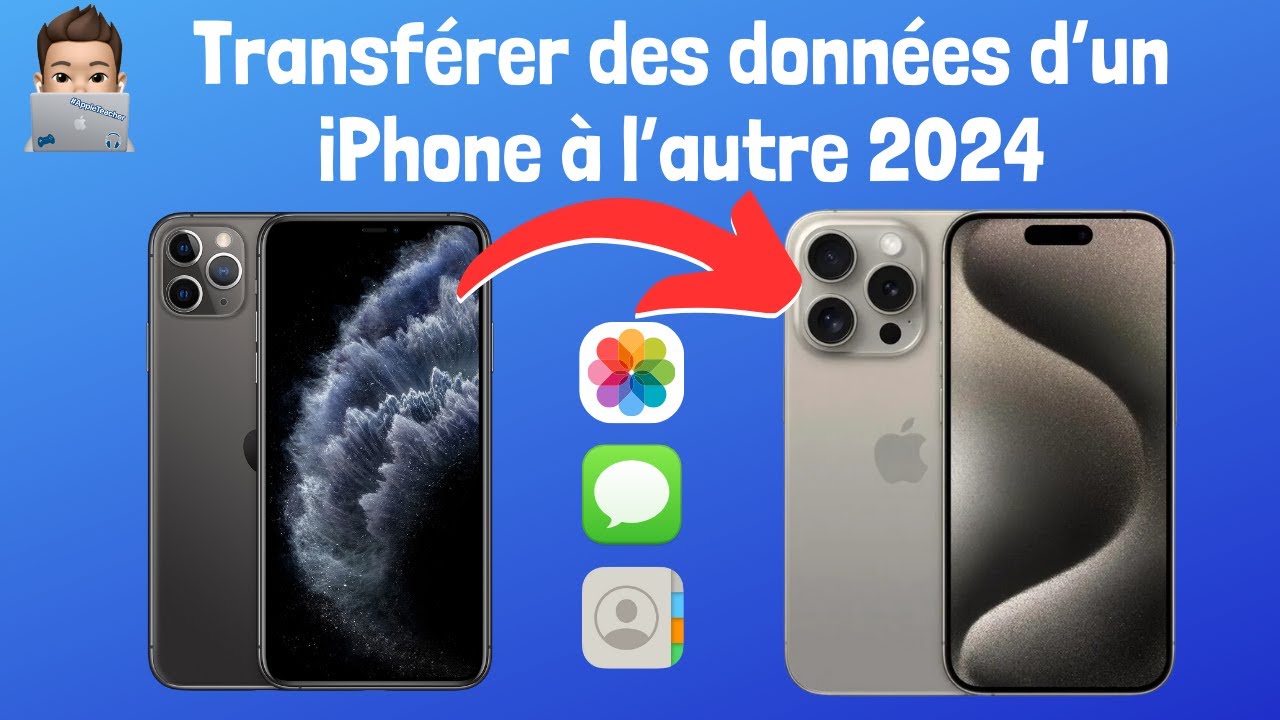 Transférer des données d'un iPhone à l'autre 2024