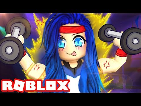 Getting Super Buff In Roblox Weight Lifting Simulator 3 Youtube - funneh roblox water park youtube