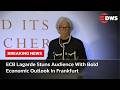 WATCH NOW: ECB Chief Lagarde Delivers Big ECB Speech At Frankfurt University Conference | AC14