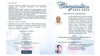 Chrysalis III.2 Reflections of Modernity in Select Works of CV Raman Pillai