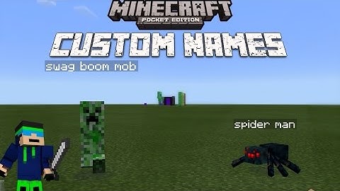 MCPE 0.12.1 IOS Tips & Tricks ~ Rename Any Mob