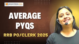 RRB PO/Clerk 2025 | Average #pyq Solved by Nancy Ma'am | Must-Watch for #bankingaspirants #average