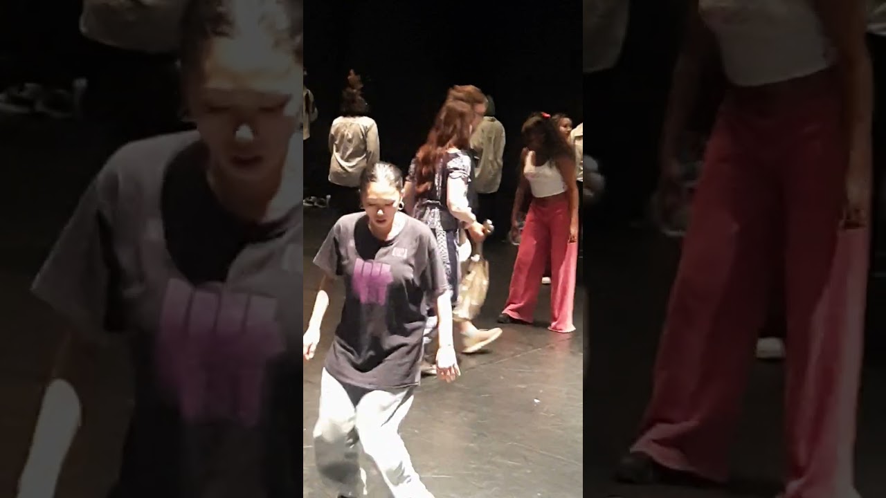 Danai teaching Calvin how to dance at "B-SIDE" HiP-HOP FESTIVAL 