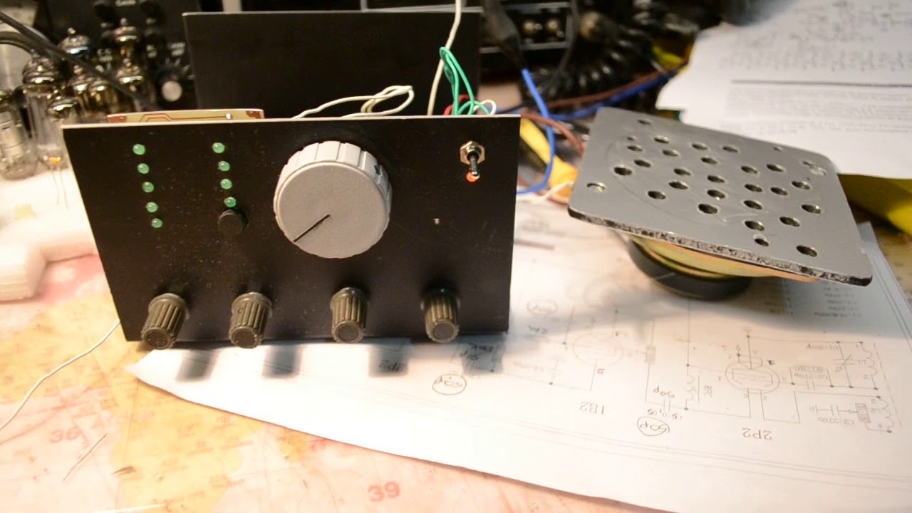 Homemade TEN-TEC 1253 Receiver project - YouTube