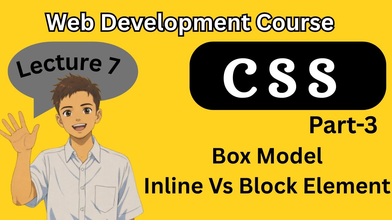 CSS Box Model Explained 🔥 | Inline vs Block Elements t | Web ...