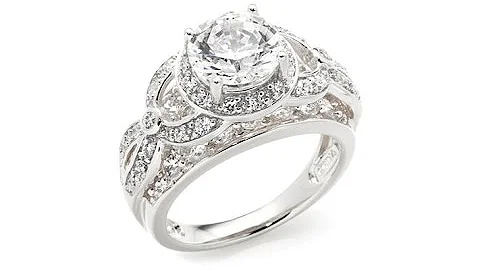 Victoria Wieck 3.33ct Absolute Bridge Overlay Ring