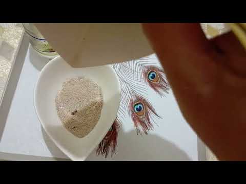 ماسك العلك الصحراوي وماء الورد لتجاعيد وشد الوجه