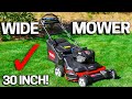 30 wide lawn mower saves 40 of mowing time 2020 toro timemaster review