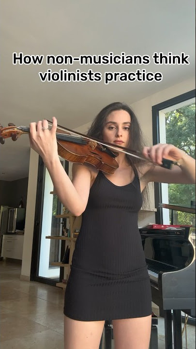 How Non-Musicians Think Violinists Practice VS How Violinists Actually practice
