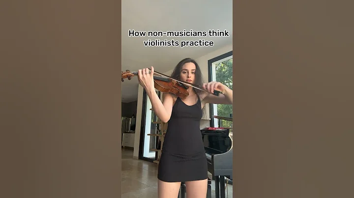 How Non-Musicians Think Violinists Practice VS How Violinists Actually practice