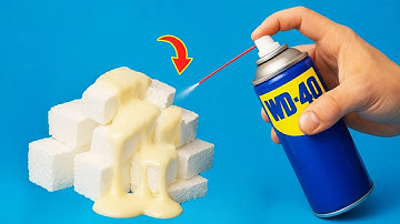 Why Didn’t I Know This! Spray WD-40 on FOAM and Fix Any Broken Plastics in your home!