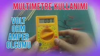 Multimetre İle Ölçüm Nasıl Yapılır? | Multimetre Kullanımı - Avometre Volt Ohm Amper Ölçümü