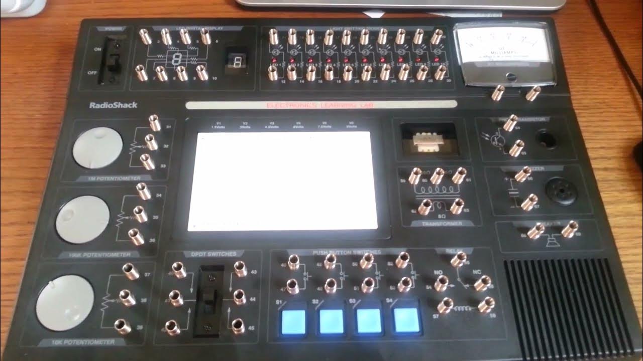 RadioShack Electronics Learning Lab 1! YouTube