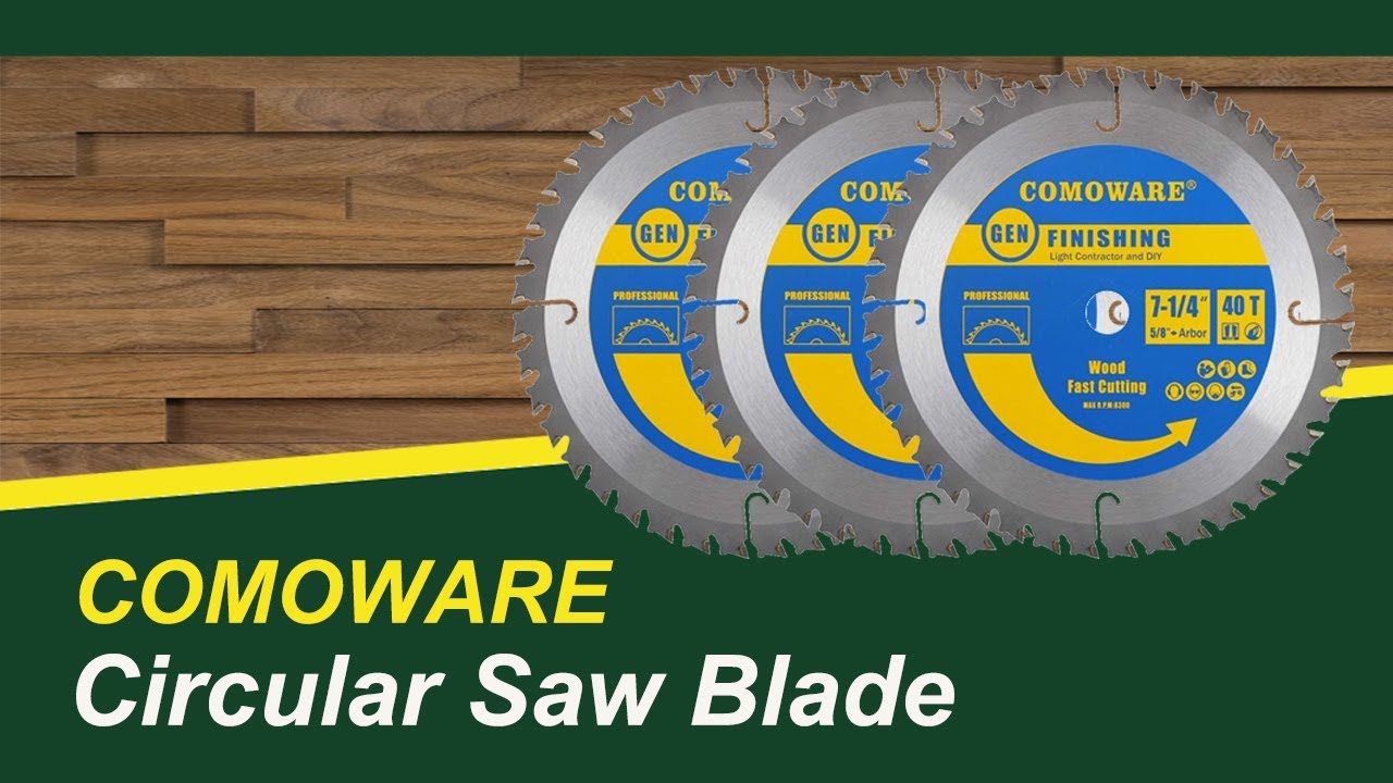 COMOWARE Circular Saw Blade Review YouTube