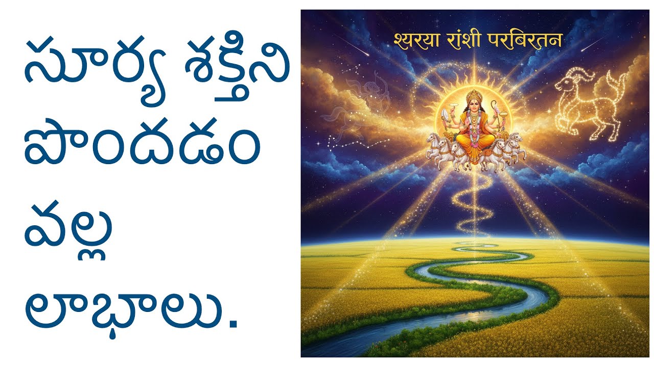 సూర్య శక్తిని పొందడం వల్ల లాభాలు.