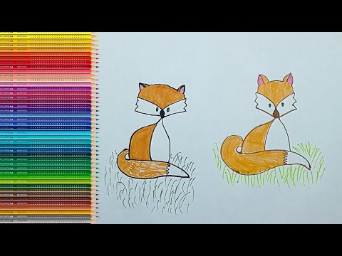 Как нарисовать ЛИСУ? / How to draw a FOX?