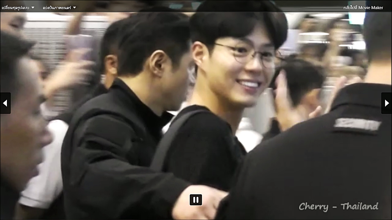 [HD] [Feb.13,2017] Park Bo Gum at Suvarnabhumi Airport (Thailand) going back to Korea