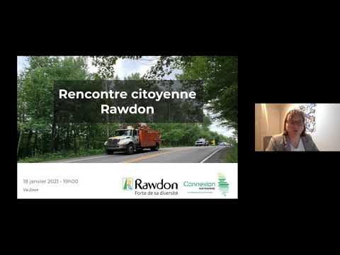 Rencontre d'information publique Rawdon - Fibre optique