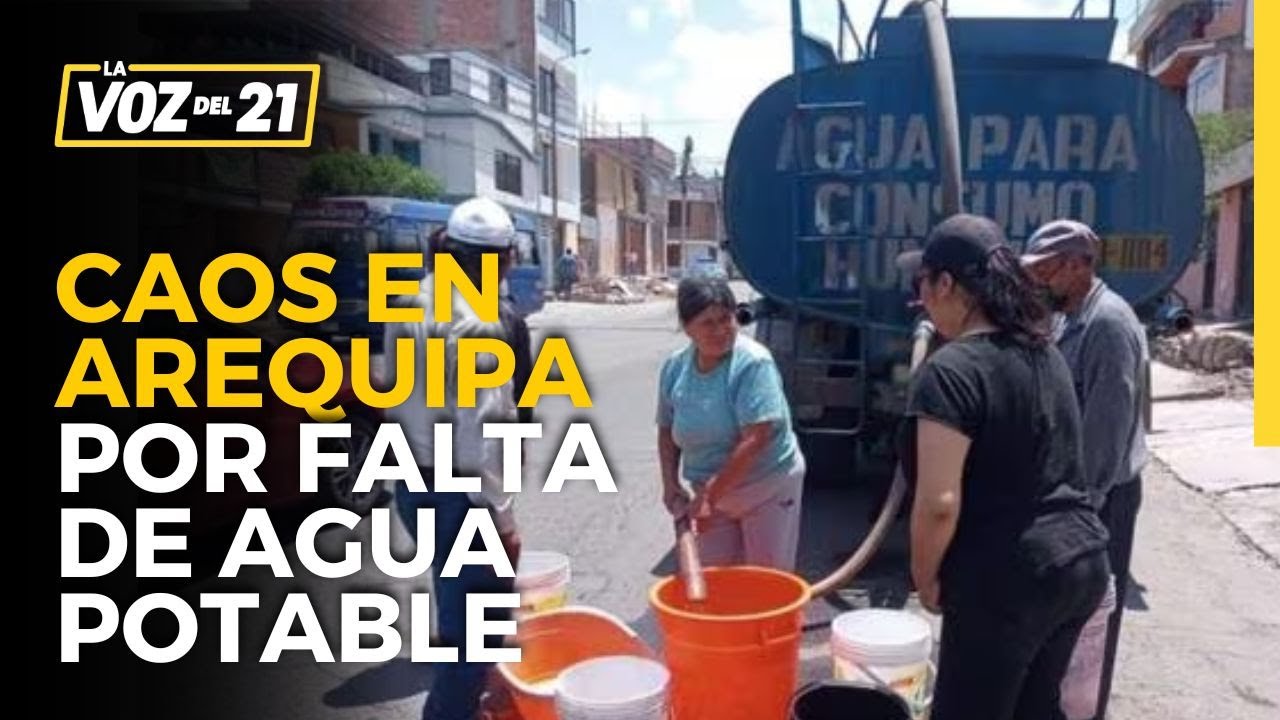 Caos en Arequipa por falta de agua potable: habla Daniel Lozada de SADA ...