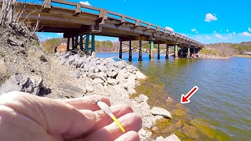 One Of The Easiest Ways To Catch Crappie From The Bank!