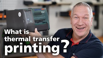 How does a thermal transfer printer work? (EN)