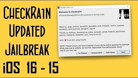 Jailbreak on iOS 16 / iOS 15 to 12 CR Win Release!