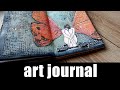 art journal | oxides, pastes, reverse stamping and more!