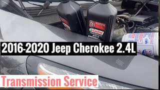 2016-2020 Jeep Cherokee  Latitude / Jeep Compass/  Renegade Transmission Service 2.4L