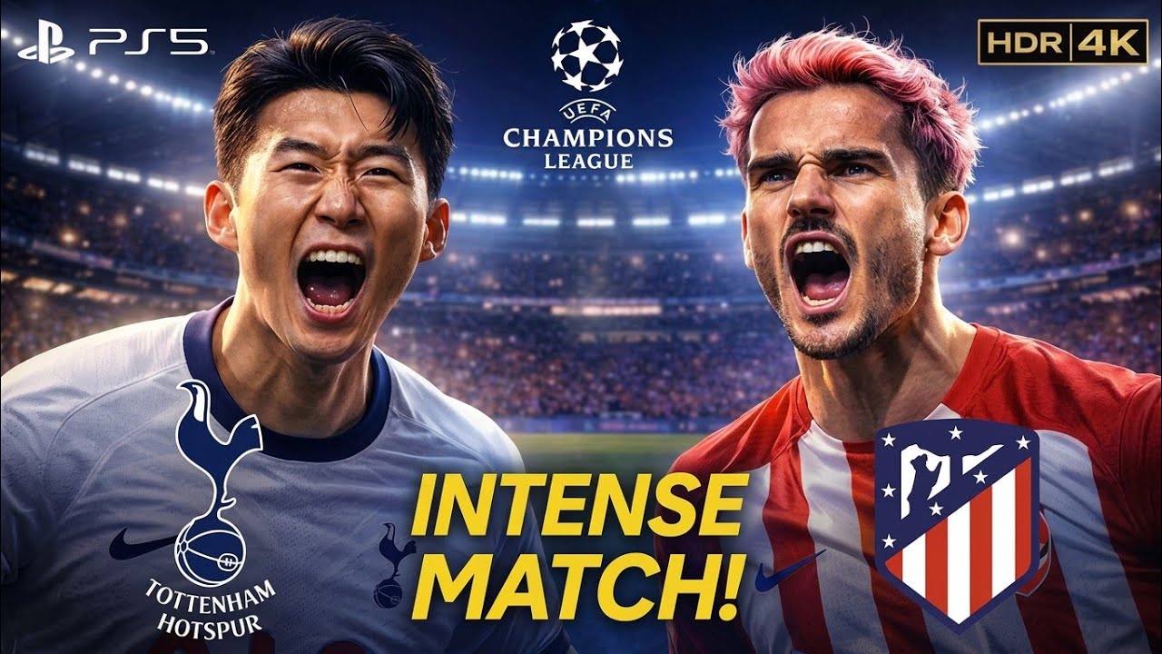 Tottenham Hotspur vs Atlético Madrid | UEFA Champions League | FC 24 PS5 Gameplay 