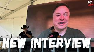 NEW Interview with Elon Musk - Starship, AI, Chips, Optimus, Cybercab (X-Takeover)