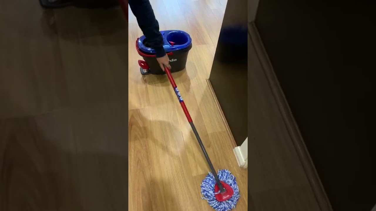 Vileda Rinse Clean Spin Mop & Bucket System - Bunnings Australia