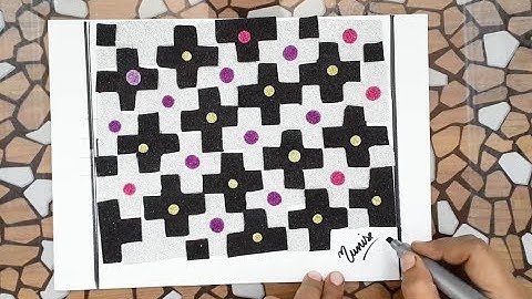 Shape in Motion II Tessellation Art II Easy to Draw II Part 5