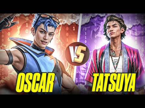 OSCAR VS TATSUYA  [ Who is best ) ||  FREE FIRE BEST ACTIVE CHARACTER