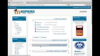 Turn on Collapsed Topics in Moodle