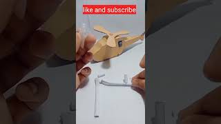 Make Cardboard Helicopter , How To Make Helicopter At Home #shorts #makehelicopter #helicopter