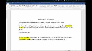 TextP2P Call Capture  - Trust Center Tutorial