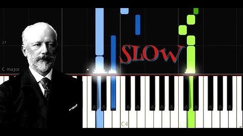 Tchaikovsky - March from The Nutcracker - Easy Piano Music - EASY&SLOW