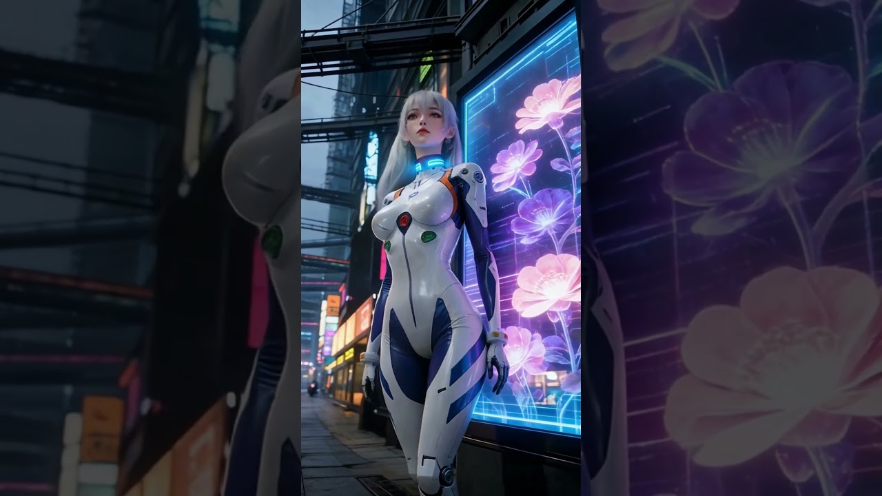 仿生人の致命魅力性感 AI 女仆💥 赛博都市の终极服务警告⚠️ 赛博女仆的诱惑，Cyber Service Queen👑 